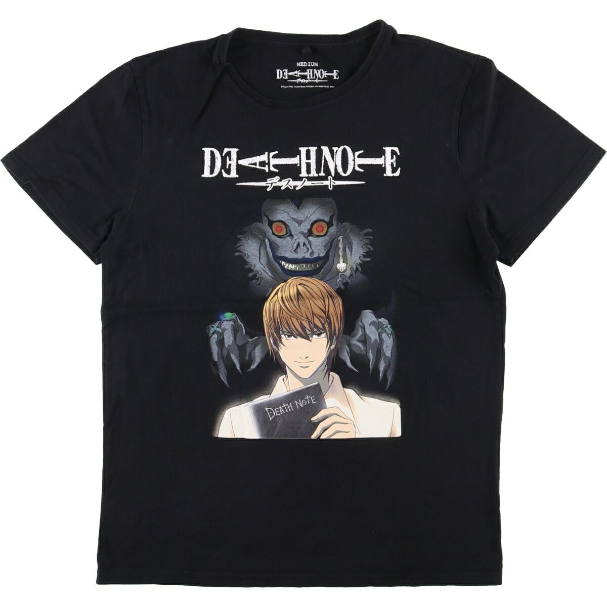 古着 DEATH NOTE デスノート アニメ キャラクタープリントTシャツ