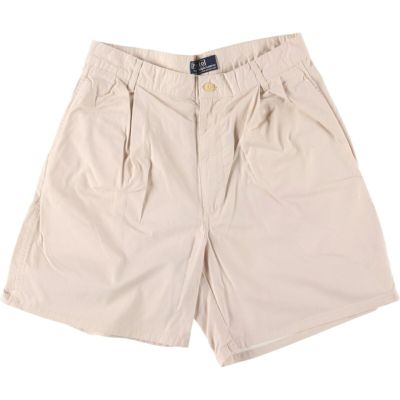 90s POLO ラルフローレン ポロチノショーツ ツータック USA w35 古着 90s Polo Ralph Lauren タック チノ ショーツ ショート