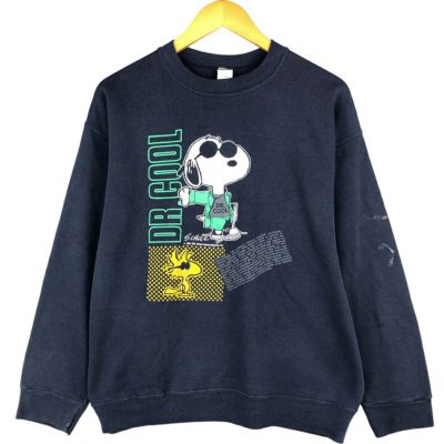 古着 90年代 PEANUTS SNOOPY スヌーピー キャラクタースウェットシャツ