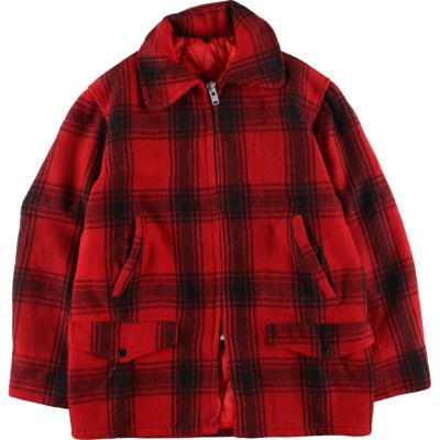 古着 70年代 ウールリッチ WOOLRICH バッファローチェック ウール