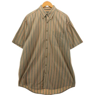 古着 エルエルビーン L.L.Bean チェック柄 長袖 シャモアクロスシャツ