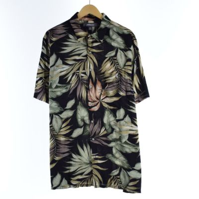 贈る結婚祝い 【専用】“Croft&Barrow” Leaf Shirt Aloha シャツ