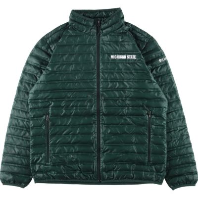 古着 PROEDGE MICHIGAN STATE SPARTANS ミシガン州立大学 オールレザー