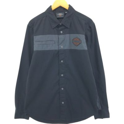 古着 ハーレーダビッドソン Harley-Davidson 長袖 ワークシャツ メンズM相当 /eaa551828 【中古】 【250531】