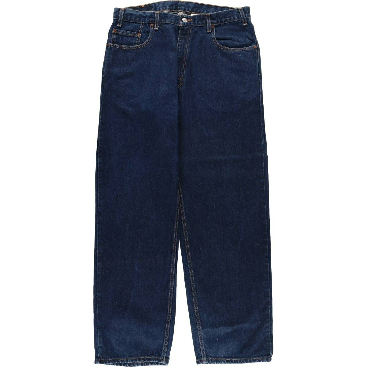 濃紺 ストレートデニム パンツ 古着 濃紺 00年代 リーバイス Levis 00569-0957 LOOSE STRAIGHT FIT