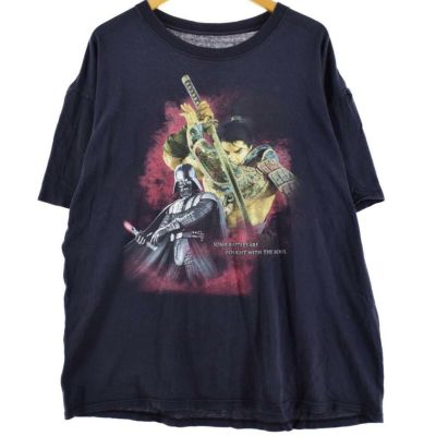 90年代 スターウォーズ STAR WARS ダースベイダー キャラクタープリントTシャツ USA製 メンズXL ヴィンテージ /evb001798