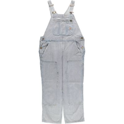 古着 カーハート Carhartt ヒッコリーストライプ ダブルニー