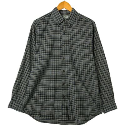 L.L.Bean - 90s エルエルビーン チェック オックスフォード 長袖