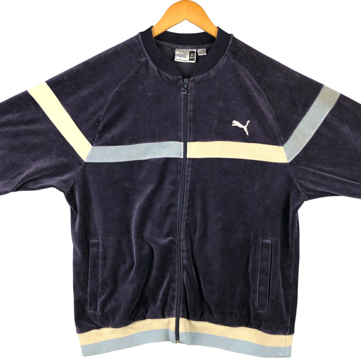 00’s 古着　プーマ　PUMA トラックジャケット　ベロア 古着 90～00年代 プーマ PUMA ベロアジャージ トラックジャケット