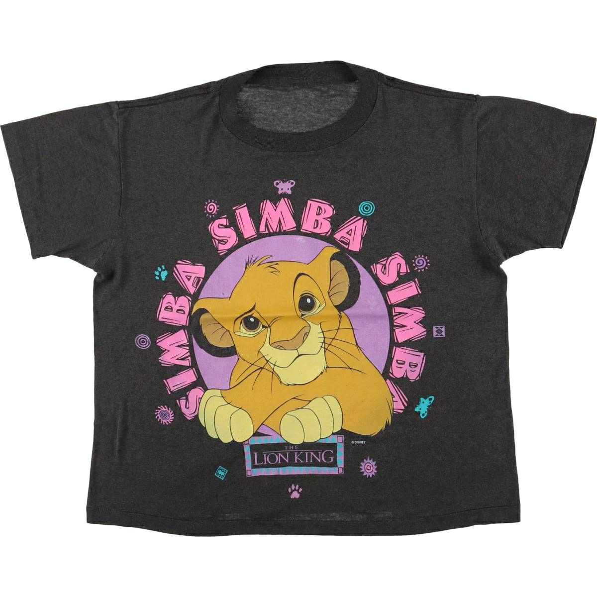 古着 90年代 ディズニー DISNEY THE LION KING ライオンキング 総柄