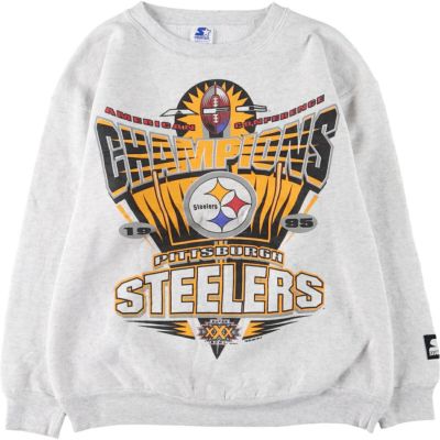 VINTAGE ピッツバーグ・スティーラーズ NFL USA製 スウェット XL 古着 80s USA製 NFL Pittsburgh Steelers スティーラーズ