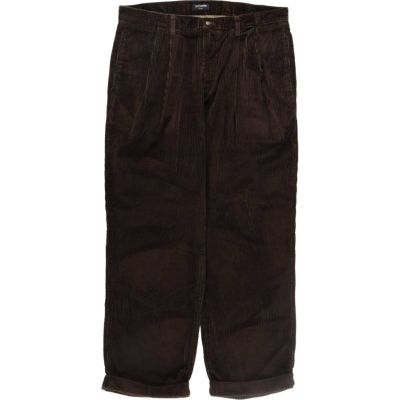 90s - 00s DOCKERS RECODE レーヨンスラックス 古着 DOCKERS RECODE ツータック リネンパンツ スラックス