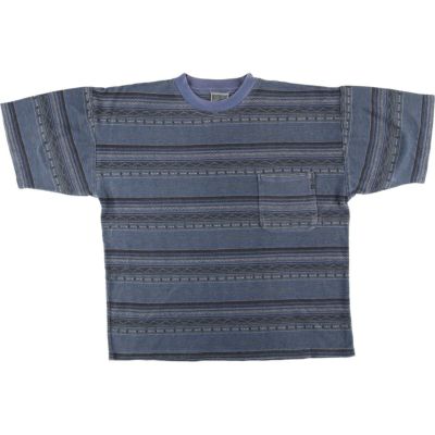 古着 オーシャンパシフィック Ocean pacific WINTERSURF ボーダー柄 サーフ スケートTシャツ USA製 メンズXL相当 /eaa552594 【中古】 【250531】