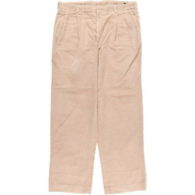 古着 ランズエンド LANDS END ツータック 太畝 コーデュロイ