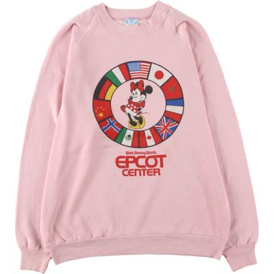 【冬バーゲン★特別送料無料！】 古着 80年代 DISNEY MINNIE MOUSE ミニーマウス キャラクター トレーナー+スウェット