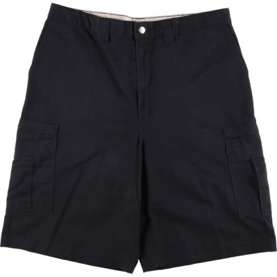 USA製 Dickies ハーフパンツ ネイビー W32 ディッキーズ 90s 古着 90s Dickies コットンツイル ワーク チノ ショート パンツ