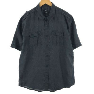 古着 DISTINCTION 半袖 リネンシャツ メンズXL /eaa355892 【中古】 【230723】 【SS2506_10】