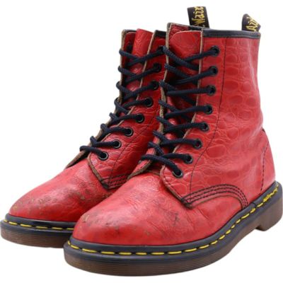 古着 ドクターマーチン Dr.Martens クロコダイル柄 8ホールブーツ 英国製 4 レディース23.0cm相当 /saa011763 【中古】  【241201】 【Elulu/エルル】 | 古着屋JAM（ジャム）