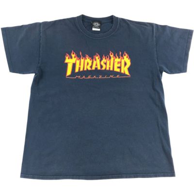 未使用タグ付 90s thrasher スラッシャー HANES製 13 tee - メルカリ