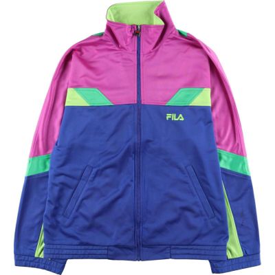 古着 90年代 フィラ FILA ジャージ トラックジャケット メンズL
