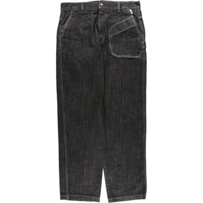 古着 FUBU ブラックデニム ペインターパンツ メンズw36 /eaa407906 【中古】 【231225】 ss2503_50