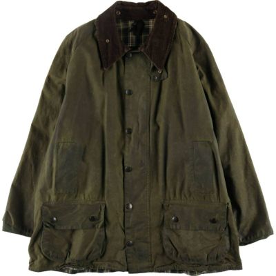 古着 00年代 バブアー Barbour BEAUFORT ビューフォート 旧3ワラント オイルド ハンティングジャケット 英国製 C48 メンズXL相当 /eaa506203 【中古】 【241202】