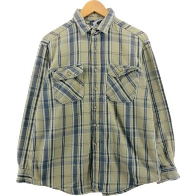 古着 カーハート Carhartt RELAXED FIT オンブレチェック 長袖