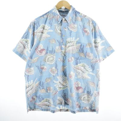 古着 90年代 カハラ KAHALA 総柄 ボタンダウン ハワイアンアロハシャツ