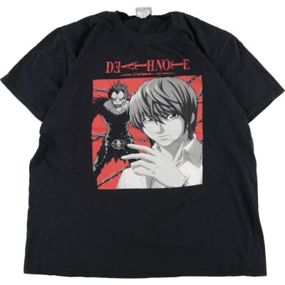 古着 GILDAN DEATHNOTE デスノート キャラクタープリントTシャツ