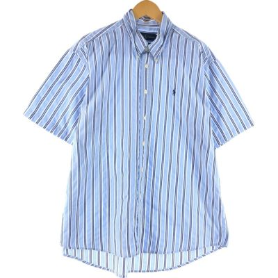 古着 ラルフローレン Ralph Lauren CUSTOM FIT マルチストライプ