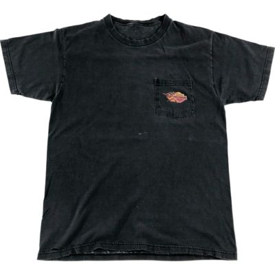 古着 ハーレーダビッドソン Harley-Davidson ファイヤーパターン 鷲柄 イーグル柄 モーターサイクル バイクTシャツ メンズL相当 /eaa551191 【中古】 【250601】