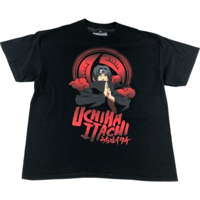 (超希少) NARUTO ナルト疾風伝 半袖Tシャツ アニメ　うちはイタチ 希少✨ ナルト 疾風伝 うちは イタチ サスケ アニメT - メルカリ