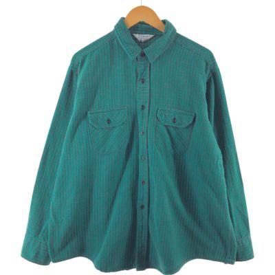 古着 70～80年代 フローストプルーフ Frost Proof ギンガムチェック 長袖 フランネルチェックシャツ USA製 メンズXL相当 ヴィンテージ /eaa506814 【中古】 【241202】