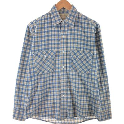 古着 ~90年代 シアーズ Sears SPORTSWEAR 長袖 ヘビーネル
