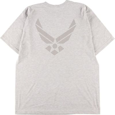 U.S.AIR FORCE 両面プリント プリントTシャツ メンズXL /eaa35603359cm肩幅
