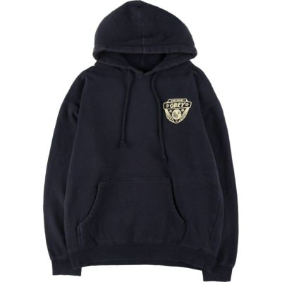 古着 00年代 オベイ OBEY バックプリント スウェットプルオーバーパーカー メンズM相当 /eaa382610 【中古】 【241202】 ss2503_30