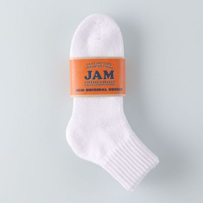 古着 JAMオリジナル クルーソックス ホワイト 2足セット 25-27cm 【01】 【3015】 /jae000034 【240720】