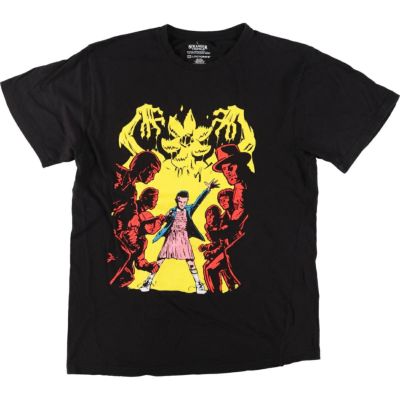 古着 STRANGER THINGS ストレンジャーシングス 映画 ムービーTシャツ メンズL相当 /eaa554174 【中古】 【250602】