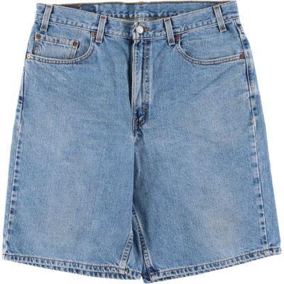 古着 90年代 リーバイス Levis 550 RELAXED FIT デニムショーツ ハーフパンツ USA製 メンズw36 ヴィンテージ /eaa392995 【中古】 【240602】 ss2503_30