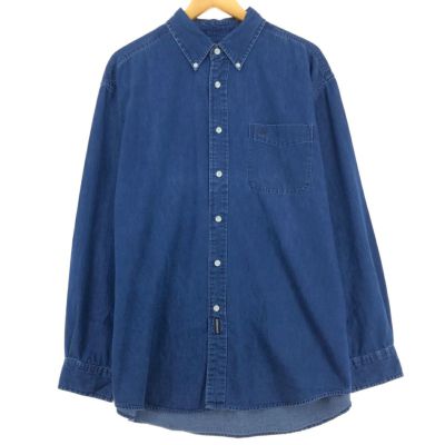 古着 DOCKERS 長袖 ボタンダウンデニムシャツ メンズL /eaa453020 【中古】 【240611】 ss2503_30