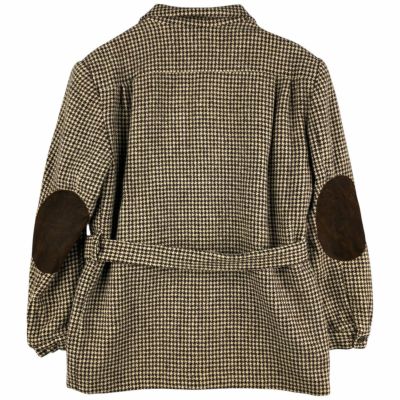 古着 ラルフローレン Ralph Lauren 千鳥格子柄 ウールテーラード