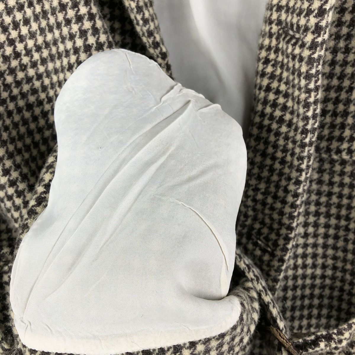 古着 ラルフローレン Ralph Lauren 千鳥格子柄 ウールテーラード