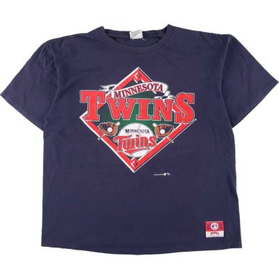 デルタ DELTA MLB MINNESOTA TWINS ミネソタツインズ スポーツプリントTシャツ メンズL /eaa327407