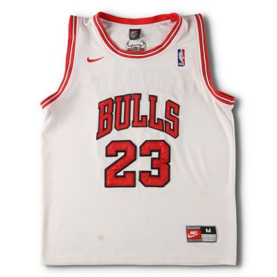 古着 90年代 チャンピオン Champion NBA CHICAGO BULLS シカゴブルズ MICHAEL JORDAN マイケルジョーダン  ゲームシャツ レプリカユニフォーム メンズM ヴィンテージ /evb000727 【中古】【V2304】 【230409】 | 古着屋JAM（ジャム）