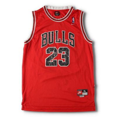 古着 90年代 チャンピオン Champion NBA CHICAGO BULLS シカゴブルズ MICHAEL JORDAN マイケルジョーダン  ゲームシャツ レプリカユニフォーム メンズM ヴィンテージ /evb000727 【中古】【V2304】 【230409】 | 古着屋JAM（ジャム）