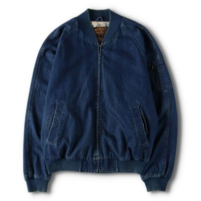 古着 80年代 エディーバウアー Eddie Bauer MA-1タイプ デニム