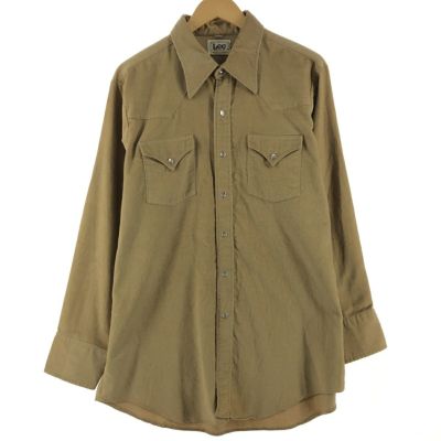 古着 50年代 JACK FOREST WOLEN WEAR 長袖 ウエスタンシャツ メンズL ...