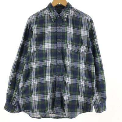 古着 70年代 ウールリッチ WOOLRICH チェック柄 長袖 フランネルシャツ