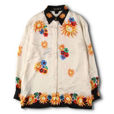 2色展開】Backers 花柄 長袖シャツ – 古着屋Top of the Hillの