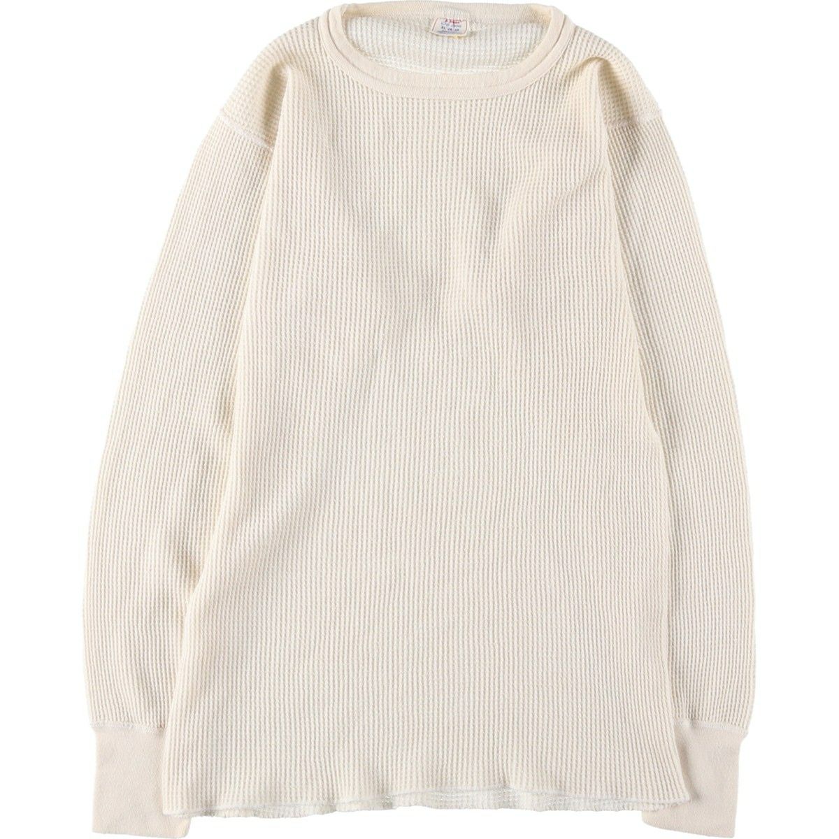 古着 70年代 ヘインズ Hanes サーマルロンT ワッフル USA製 メンズXL